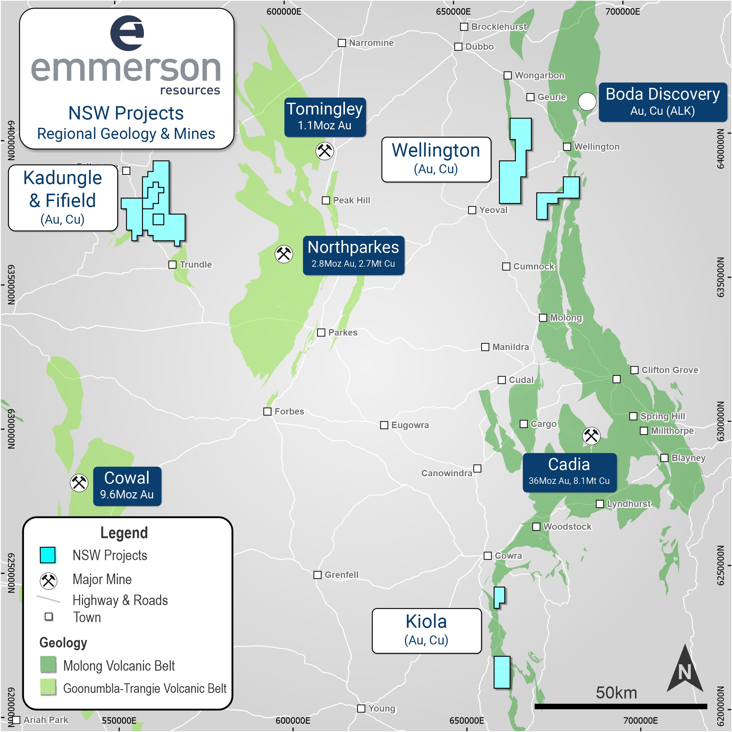 Location of NSW Projects